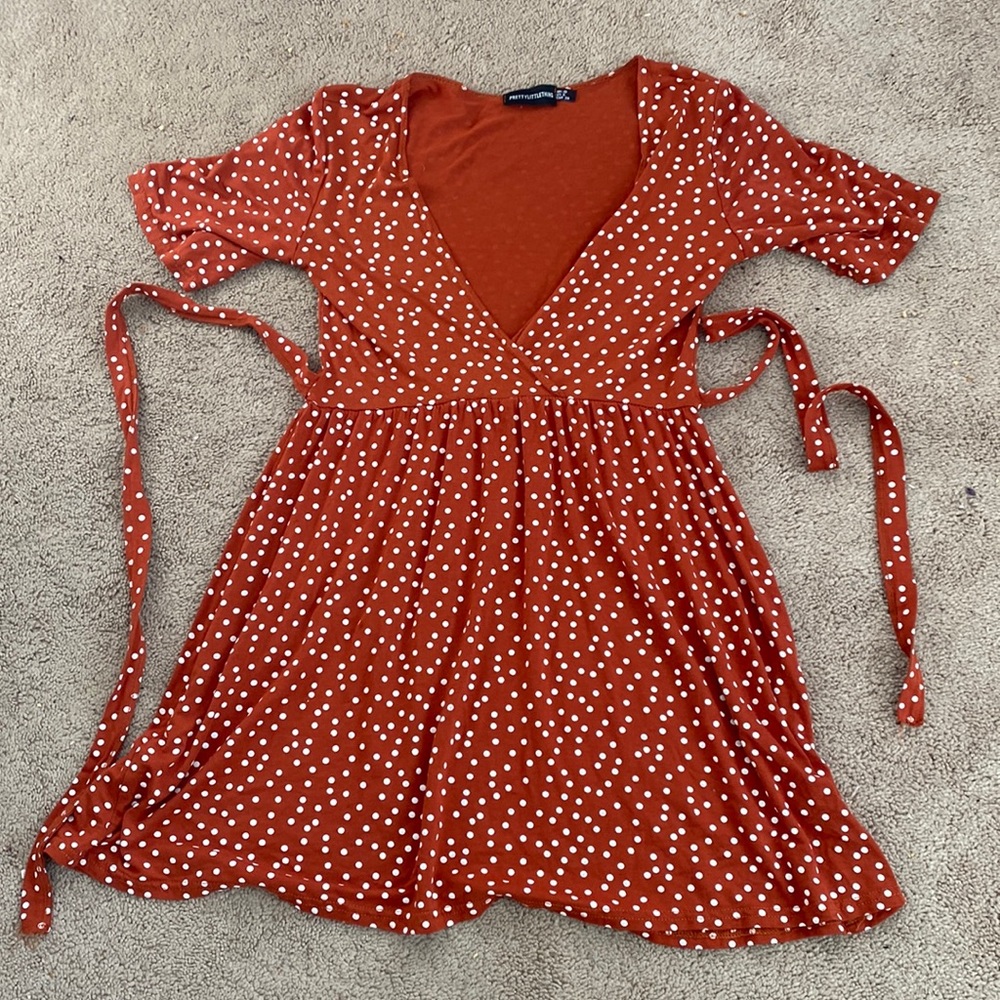 Pretty Little Thing polka dot mini dress
